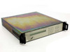 Newtec DVB RX 2060 DVB+8 Satellite Demodulator – front panel and top view showing iridescent rack chassis