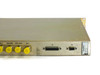 Specialty Microwave 4000A-70 rear panel showing D-Sub J1 (25-pin) and J2 (9-pin) control connectors and identification label with P/N 4000A-70
