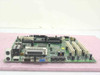 eMachines 304733 Socket 370 Cognac motherboard – front view showing rear I/O ports including PS/2, parallel, VGA, USB, and expansion slot area with PCI and ISA slots