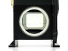 Hughes Elcan 900612-002 – opposite side view showing circular brass lens mount and round output port with internal optic
