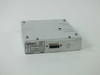 Varian 01016270-02/11 RF Detector Assembly – angled top view showing label with model, S/N 1720, P/N, and D-Sub 15-pin connector on front face