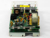 Varian 59782-01018020-01 CCA Heater and Shunt Assembly – front straight-on view showing DB-15 and DB-25 connectors and full board layout