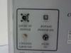 Front panel detail showing 24VDC power input, Bypass Power On switch, Chassis Ground, and 3A fuse with partial manufacturer label