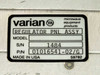Varian 01016541-02/G Regulator Panel Assembly close-up of large blue capacitor, mounting bracket, and wiring harness connections