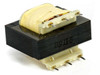 Signal Transformer PC-16-260 – rear angled view showing laminated core ribs, coil windings, and through-hole PCB pin leads