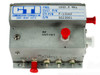 CTI P-13162 RF Filter – front face showing label with FREQ 1042.5 MHz, CTI P/N P-13162, S/N 8523001, Code Ident 53213, and RF OUTPUT SMA port with red protective cap