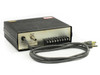 ACL Model 350 Static Event Detector rear panel showing output BNC connector, multi-position terminal block, and AC power cord