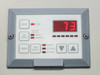 OceanAire OAC3612 digital control panel showing 73 degree setpoint, Mode, Fan Speed, Temp Select and Power buttons