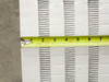 Rex Materials Moldatherm heater panel — front face with tape measure showing approximately 7 inches of panel width detail