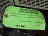 AEC Inc Quality Control Final Acceptance tag showing Order No. 216938, Model TDWF7M09S4, Serial No. 97D5289