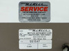 Mettler E2000 rating plate closeup – UL listing, 110V 60cps 15W, Type E2000, Max 2000g, serial number 591547, Made in Switzerland