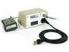 Dage BT22-AP13U Temperature Controller rear view showing power label and cord, with hot plate assembly and AC power cable