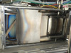 MRC 603-III main sputtering chamber interior open showing sputtered target shields with heat discoloration and substrate area