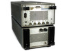 HP 180A Oscilloscope and 1821A Time Base rear panel view showing BNC outputs, ventilation, and power connector