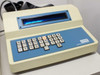Hughes Industrial Products keyboard controller with LED display reading 'DISK NOT READY', numeric and function keypad