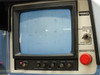 Hughes 2500 Die Bonder Panasonic CRT vision monitor with Run/Program/Off and Start/Standby toggle switches and red Emergency Stop button