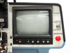 Hughes 2460 Wire Bonder – Panasonic WV-5350 integrated video monitor with Run/Program/Off and Start/Standby switches and Emergency Stop button