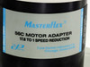 Cole Palmer Masterflex 56C Motor Adapter for 17.8 to 1 Speed Reduction with Pump