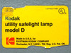 Kodak 1412261 Model D Utility Safelight Lamp 10" X 12" - No Glass
