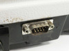 Barnstead SP133835 rear DB-9 RS-232 serial port – close-up showing connector pins and surrounding housing with grime/wear