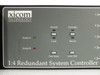 XTC-140D front panel detail showing Remote, Local, Automatic, Manual, Fault Reset, and Lamp Test pushbuttons with Supply A and B indicators