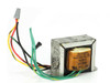 NuArc VE813 filament transformer rear-left view showing secondary label with model number VE813 and J11924 date code