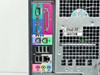 Dell OptiPlex GX270 rear I/O panel close-up showing 4x USB, RJ-45, PS/2, VGA, serial, parallel, and audio ports