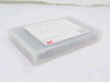 3M Magnus 1.0 GB Data Cartridge in clear protective plastic storage case, top view showing label side down