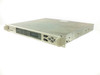 Adaptive Broadband SDM-2020 satellite modulator – front panel three-quarter view showing LCD display and front panel controls