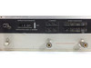 HP 8746B S-Parameter Test Set front panel close-up showing Reference Plane Extension dial, S-Parameter selector buttons (S11, S12, S21, S22), Incident Attenuation switches (0–70 dB), Port 1 and Port 2 Type-N connectors, and bias voltage warning label