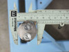 Blue Stainless Steel Rolled Material Handler Dispenser w/ 1.25" Diameter Shaft
