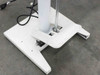 AIE W-600T foot pedal and base plate close-up showing pedal mechanism and stand foot design