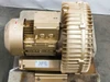 Goorui GHBH 004 34 AR7 ring blower rear-left view showing motor terminal box and volute housing detail