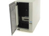 Exabyte EXB-10 enclosure – front door open showing internal EXB-8500 tape drive and autoloader mechanism