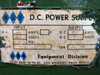 HBS Equipment Division rating plate showing INPUT: 10A / 240V / 60Hz / 3-phase and OUTPUT: 500A DC / 6V DC, Model L5006RC
