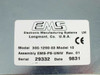 EMS 300-1290-03 Model 10 label – shows model number 300-1290-03, Assembly EMS-PS-UNIV Rev. 01, Serial 29332, Date 9831