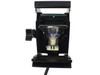 Cool-Lux Mini-Cool spotlight — front view with housing open showing installed MR16-style halogen bulb and bi-pin socket