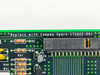 Compaq 172622-001 backplane board – close-up of edge silkscreen reading 'Replace with Compaq Spare 172622-001'