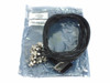 HP Z2220A Z2220-61601 BNC breakout cable assembly in anti-static bag, full bundle view