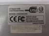 Carry UISDMC4W label showing Hi-Speed USB Card Reader/Writer model number, CE FCC markings, and Made in Taiwan