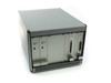 Imagine Eyes AI-Mirao 52-d electronics control unit front view showing multi-slot chassis with POWER and STATUS indicators and high-density connectors