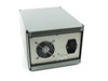 Imagine Eyes AI-Mirao 52-d electronics unit rear view showing cooling fan, IEC AC power inlet, and Imagine Eyes label with model AI-Mirao 52-d SN/0005