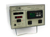 Marlow Industries SE5000 Temperature Controller front panel — dual LED/digital display, Heat/Cool indicators, Operate/Standby/Power buttons, and Current Limit knob