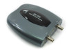 SoftDSP SDS200 PC-based digital storage oscilloscope – front and right-side view showing two BNC input channels (CH1, CH2) and SoftDSP logo on top panel