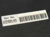 Close-up of Uni-Solar United Solar Ovonic serial number barcode label on the panel