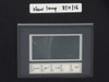 Close-up of OAI TriSol front control panel display with RUN, SET, CAL, and INF buttons; handwritten note reads 'New lamp 8/11/16'