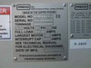 Preco SLITTER model nameplate – shows model SLITTER, 480V 3-Phase 60Hz, 12A full load, Made in USA, Preco Inc. Lenexa KS