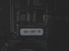 Sun Microsystems 525-1387-19 CPU Memory Board – close-up of PCB label showing part number 525-1387-19 printed on white sticker, surrounded by IC components including U400 and U2503 designators