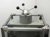 LDJ Electronics 6007 top-mounted CF Conflat vacuum assembly close-up with four black knob adjustment handles and cylindrical housing