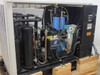 Affinity CWA-100K-MP21CB chiller – second interior angle showing Copeland compressor assembly, refrigerant lines, and blue filter housings